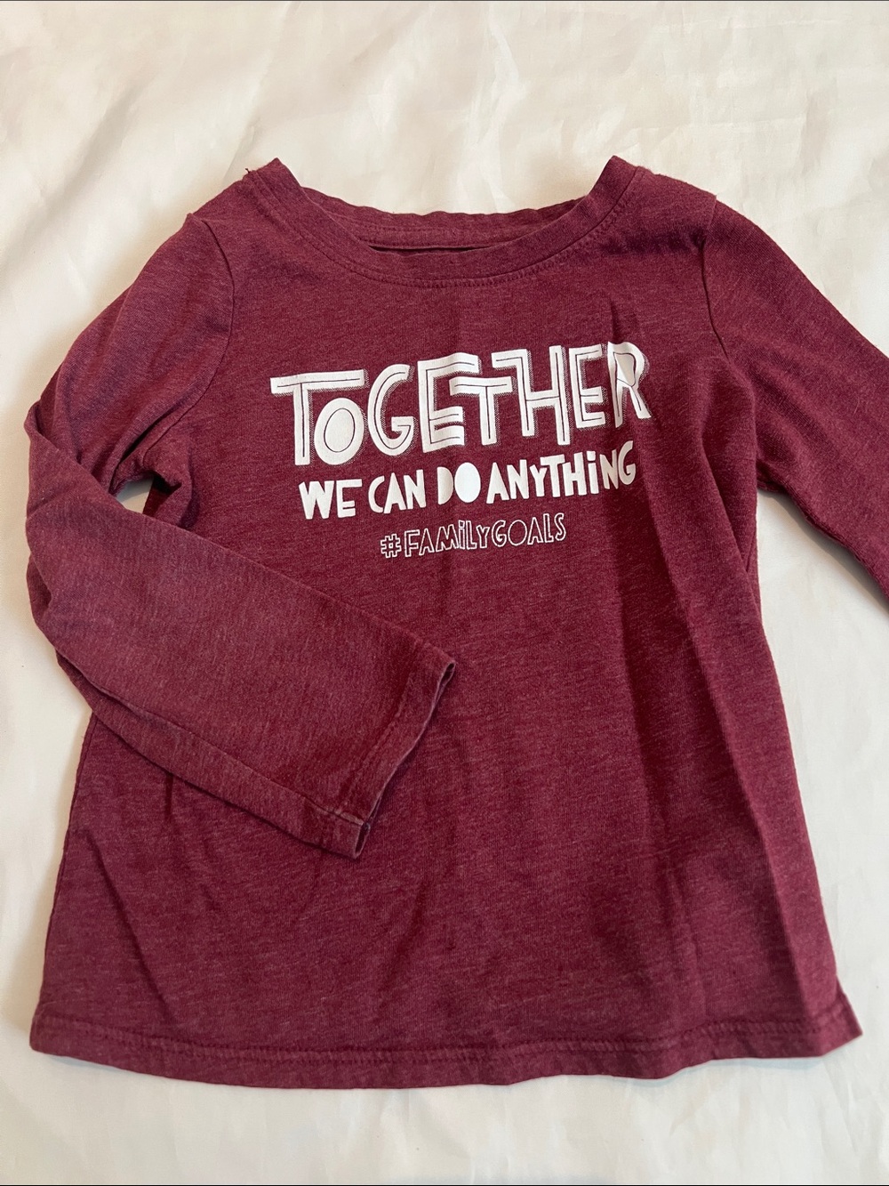 “Bundle 10/$13” cat & jack 3T toddler boy long sleeve family shirt tee